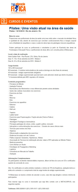 Portal da Educa��o F�sica