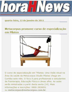 Metacorpus Promove Curso de Especializa��o em Pilates