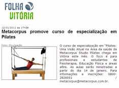 Metacorpus Promove Curso de Especializa��o em Pilates